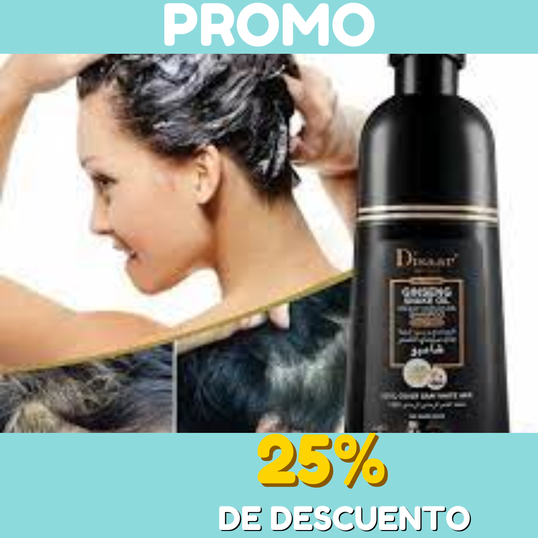 BioBlack™ Shampoo tinte para canas