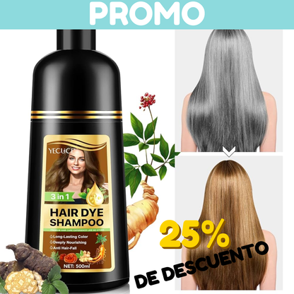 BioBlack™ Shampoo tinte para canas