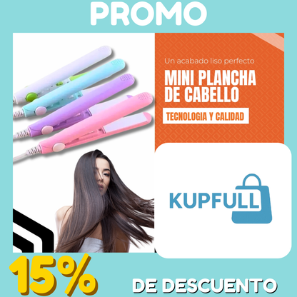 MiniGlam™plancha de cabello 2unid