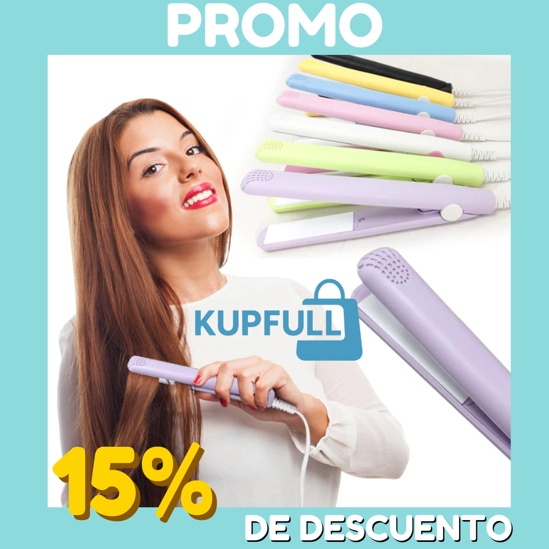 MiniGlam™plancha de cabello 2unid